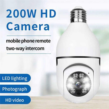 5G Bulb E27 Surveillance Camera 180 degree